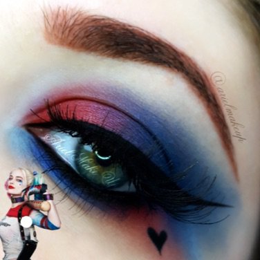 Harley Quinn eye look