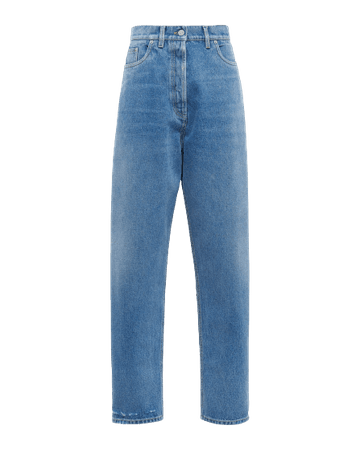 Prada - Organic denim five-pocket jeans