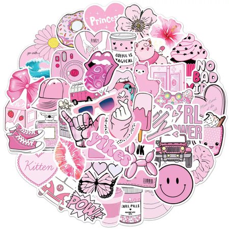 pink aesthetic stickers