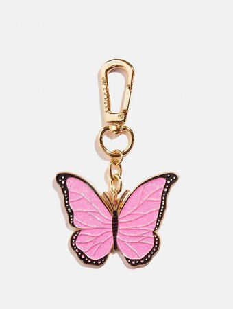 Pink Butterfly Key Ring | Shop Accessories Online | Skinnydip London
