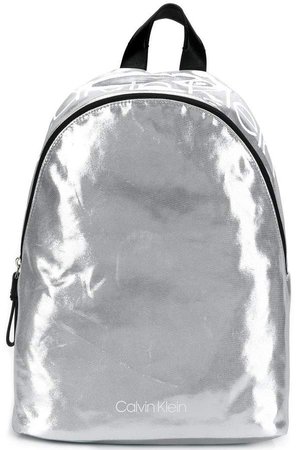 metallic round backpack