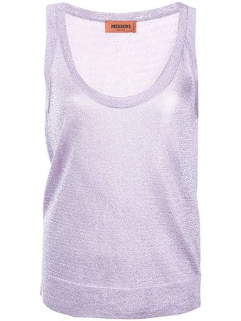 Missoni knitted tank top