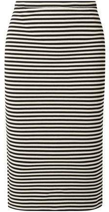 Egoista Striped Stretch-knit Pencil Skirt
