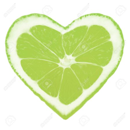Heart Lime (Choker Charm)