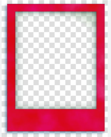 Red Polaroid Frame #2