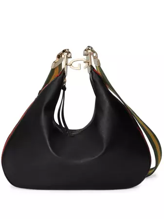 Gucci Rounded Leather Shoulder Bag - Farfetch
