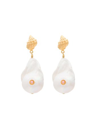 Anni Lu Baroque Pearl Drop Earring - Farfetch