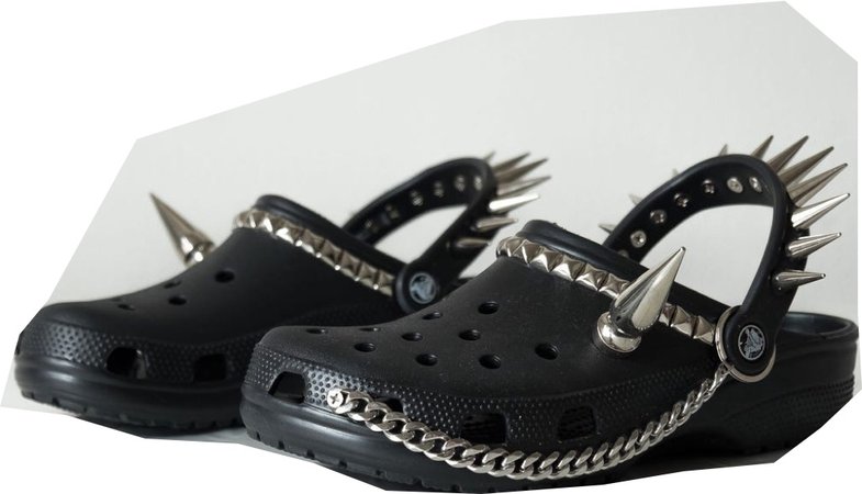 studded crocs