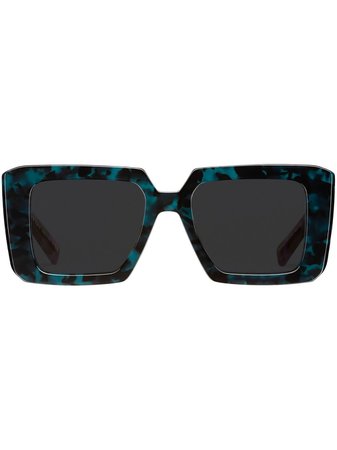 Prada Eyewear Oversized rectangle-frame Sunglasses - Farfetch