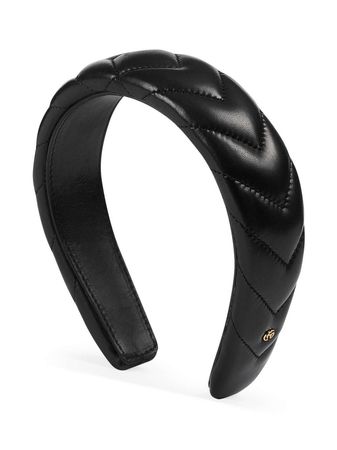 Gucci quilted-finish Leather Head Band - Farfetch