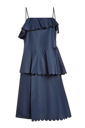 Scalloped Cotton Dress Gr. FR 36