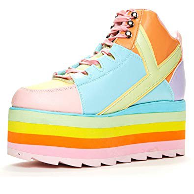 pastel rainbow sneakers - Google Search