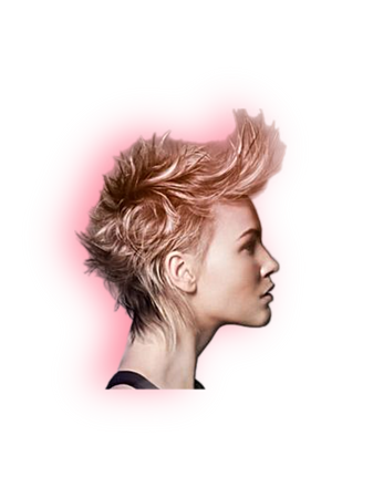 pink hair pixie hairstyle