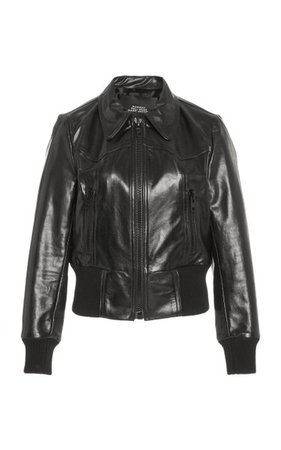 Leather Bomber Jacket By Marc Jacobs | Moda Operandi