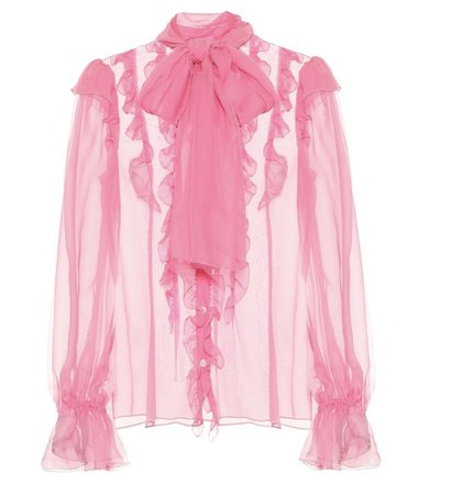 pink blouse