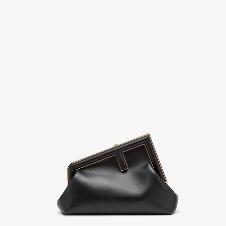 Black leather bag - FENDI FIRST SMALL | Fendi