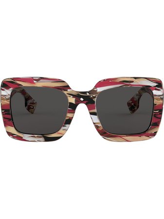 Burberry Eyewear Square Oversized Sunglasses - Farfetch