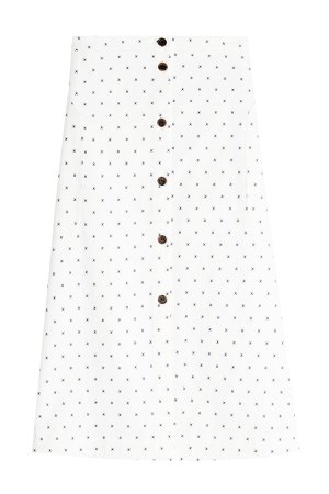 Embroidered Cotton Skirt Gr. DE 34