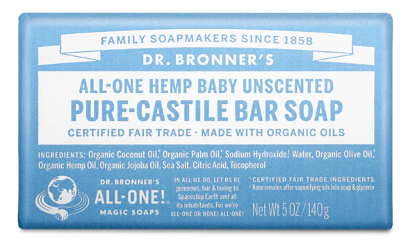 Dr Bronners bar soap