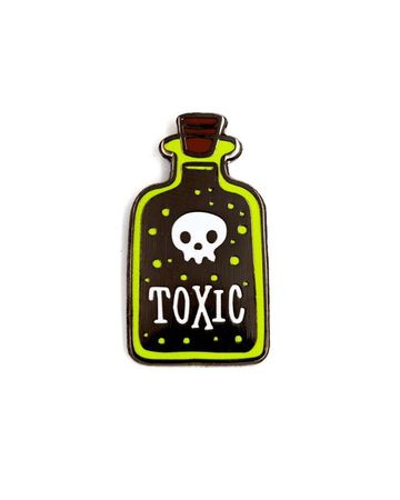 toxic bottle poison pin