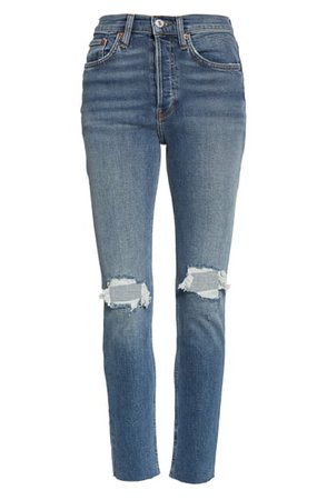 Re/Done Originals High Waist Crop Jeans (Mid 70s) | Nordstrom