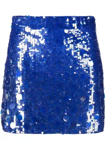 P.A.R.O.S.H. high-waisted Sequin Skirt
