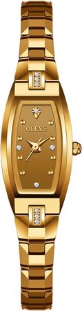 Amazon.com: OLEVS Women Watches Gold Quartz Waterproof Small Wrist : Clothing, Shoes & Jewelry