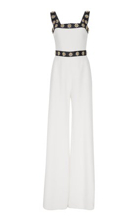 Chanel- Embroidered Crepe Jumpsuit