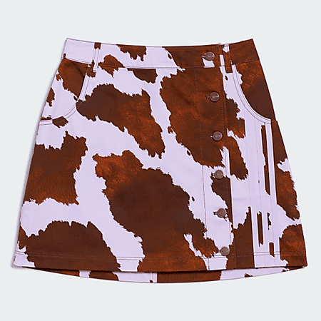 adidas Denim Cow-Print Skirt - Multicolor | adidas US