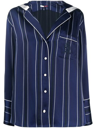 Tommy Hilfiger Oversized Striped Blouse Ss20 | Farfetch.com