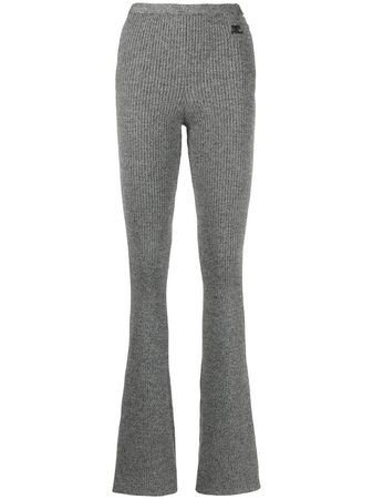 Courrèges Flared Knitted Trousers - Farfetch