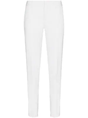 Saint Laurent pleated front slim-fit trousers