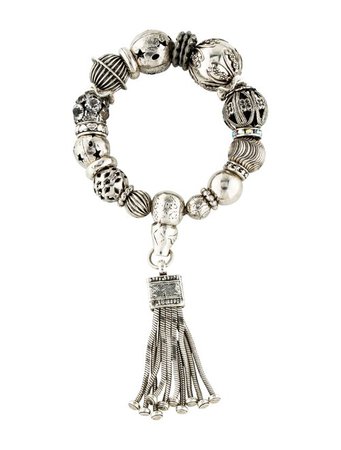 Gas Bijoux Beaded Tassel Charm Bracelet - Bracelets - GASBI20122 | The RealReal
