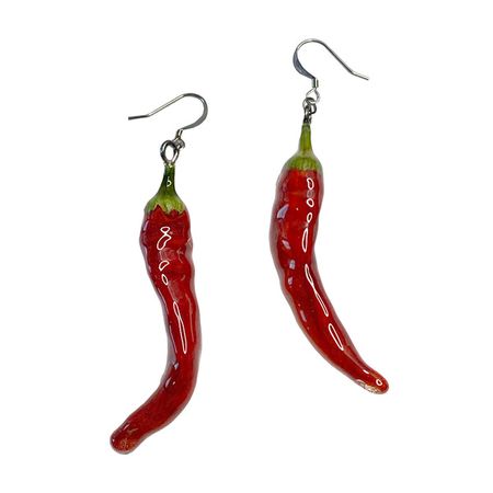 chilli pepper earrings