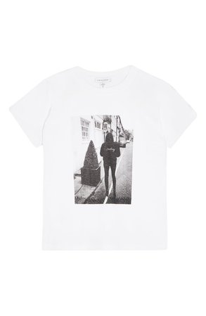 Topshop Darling Photo Graphic Tee | white
