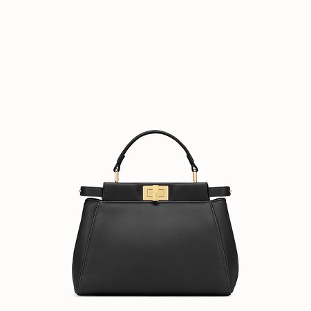 Black nappa handbag - PEEKABOO MINI | Fendi
