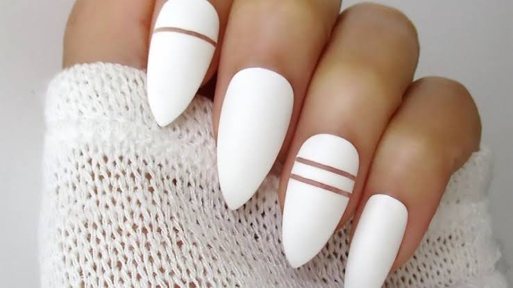 matte white nail polish