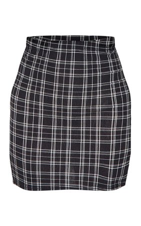 Pastel Blue Check Print Mini Skirt | Skirts | PrettyLittleThing USA