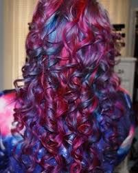 Red and Purple Hair