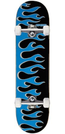 blue flame skateboard