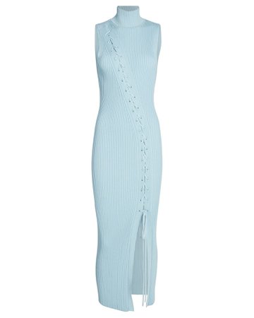 Jonathan Simkhai Ava Sleeveless Turtleneck Midi Dress | INTERMIX®