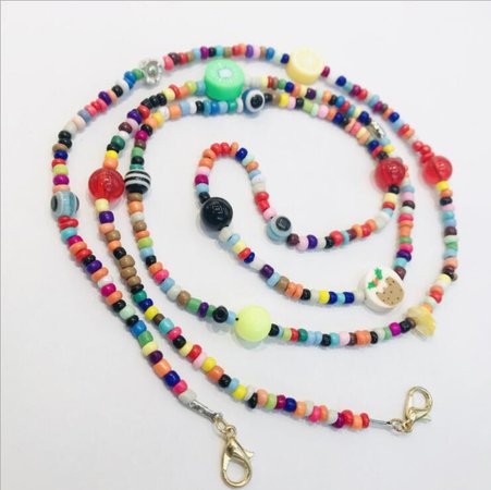 Mask Straps Mask Beads Extension Chain Pendant Necklaces Round Bead Necklace Beads Decor Lanyard Mask Rope Holder Party Favor Gift HHD1394 From Liangjingjing_watch, $1.61 | DHgate.Com