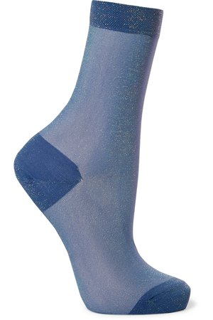 Falke | Rainbow metallic stretch-knit socks | NET-A-PORTER.COM