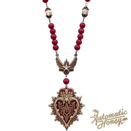 Royal Heart Necklace - Automatic Honey