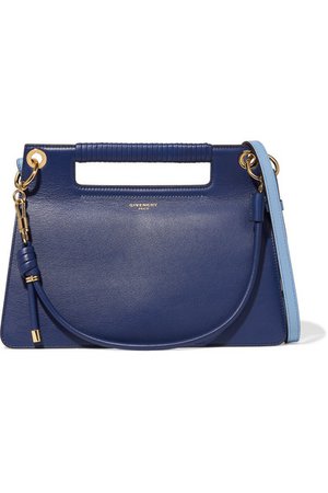 Givenchy | Whip medium two-tone leather shoulder bag | NET-A-PORTER.COM