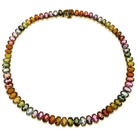 H. Stern Brazil Multi-Color Gemstone Necklace
