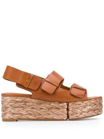 Clergerie Atoll wedge sandals
