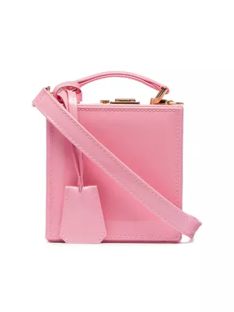 Natasha Zinko pink patent leather box bag