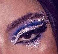purple sparkle eye makeup