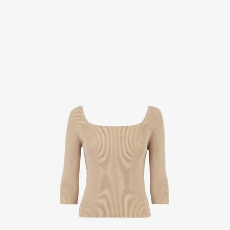 Sweater Cotton Beige | Fendi